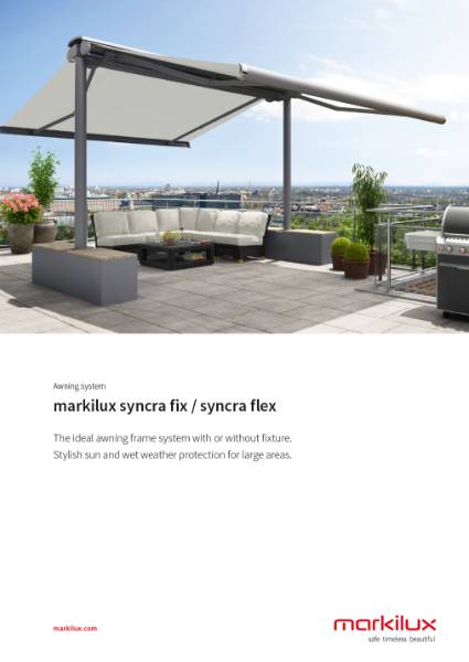 Markilux Syncra Fix and Syncra Flex