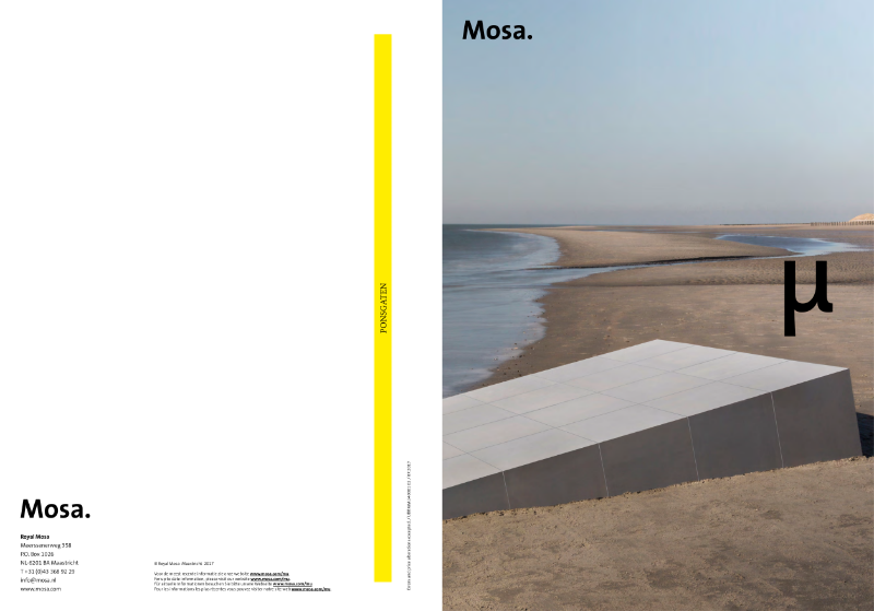 Mosa µ [Mu] - Contemporary ceramic surfaces with a versatile and playfully ever-changing appearance.