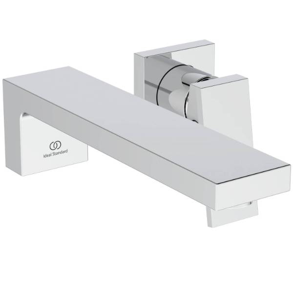 Extra Single Lever Wall Mounted Basin Mixer, 230mm Spout