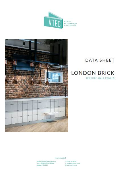 London Brick Texture Wall Panel System