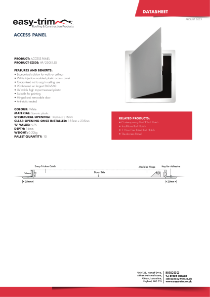 Access Panel Datasheet