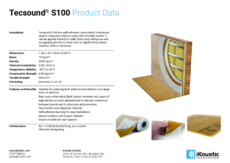 Tecsound® S100 Data Sheet