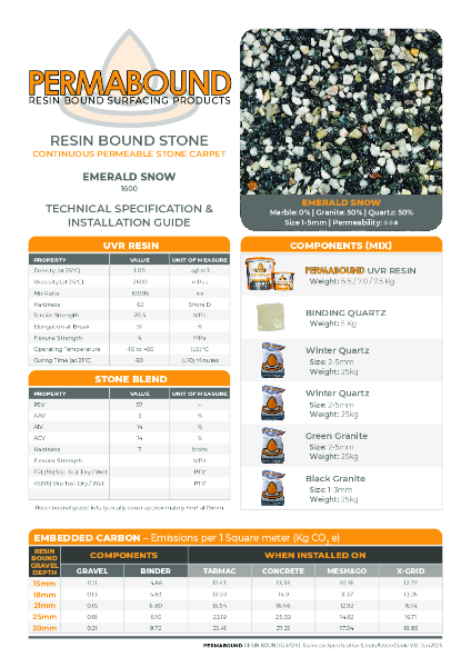 PERMABOUND_Resin_Bound_Technical_Data_Sheet_V1.1_Emerald Snow_Blend22