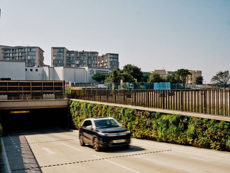 Impressive living walls to enhance the new International Finance Centre in Jersey