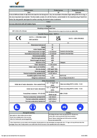 Tekniska Specifikationer TF-GHWG0124A0B-EN-DL