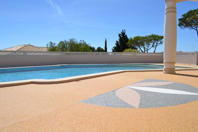 SureSet Marble Resin Bound Permeable Paving Surface for hard landscapes - Marble