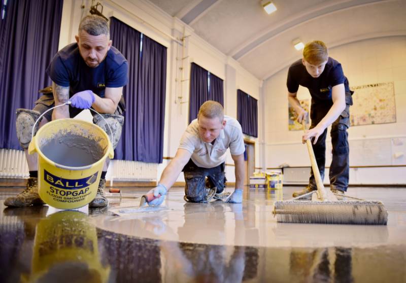 Alleyne's Academy, Stone - F. Ball products help with A* refurbishment at Staffordshire school