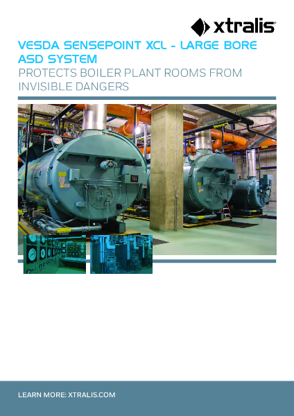 XTRALIS VESDA Senspoint XCL Large Bore ASD gas detection Plant Room Application Guide