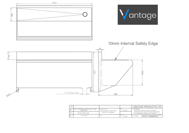 Drawing - VPST1600RH 02