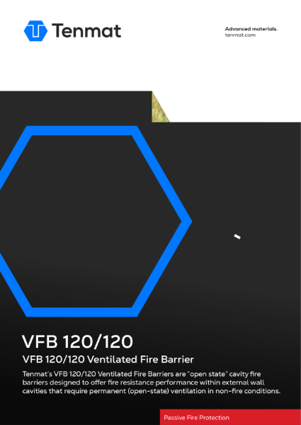 VFB 120/120 - Ventilated Cavity Fire Barrier Datasheet