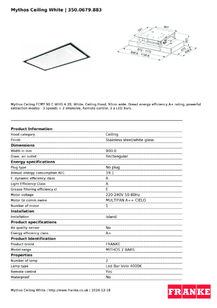 Product Sheet 350.0679.883