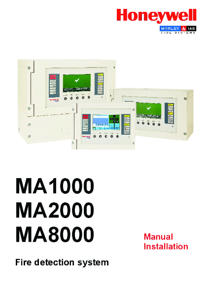Morley-IAS MAX MA-1000, 2000 & 8000 Installation Instructions