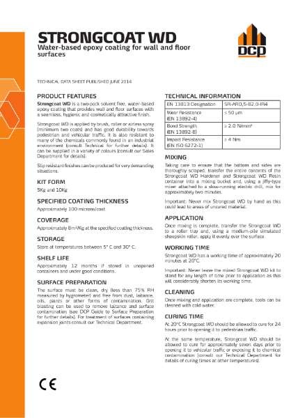 Strongcoat WD June 2014