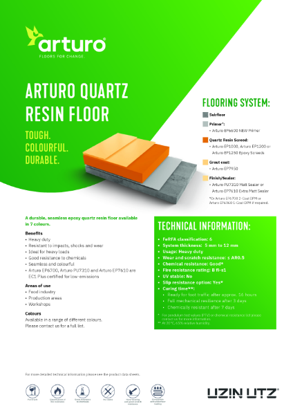 Arturo Quartz Resin Floor