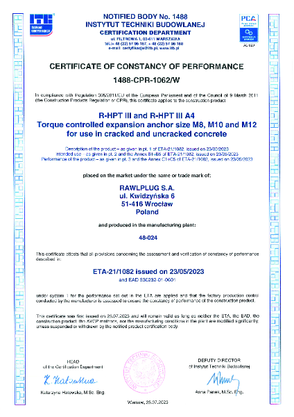 CoCP R-HPT III R-HPT III and R-HPT III A4