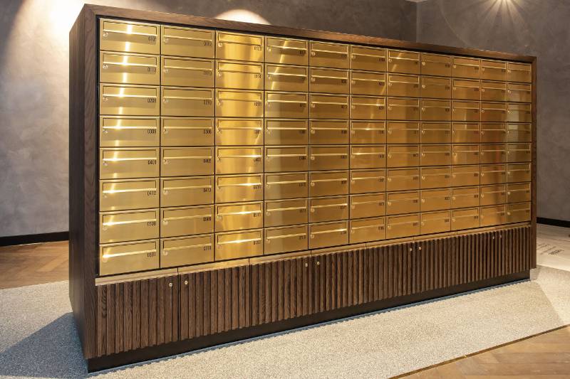 Nile Street - 2030-2 RIMEX GOLD mailboxes
