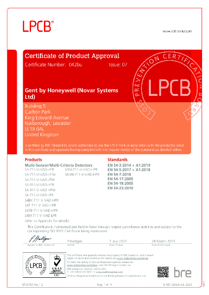 LPCB Certification 