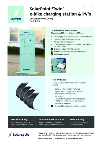 SolarPoint – Product Data Sheet