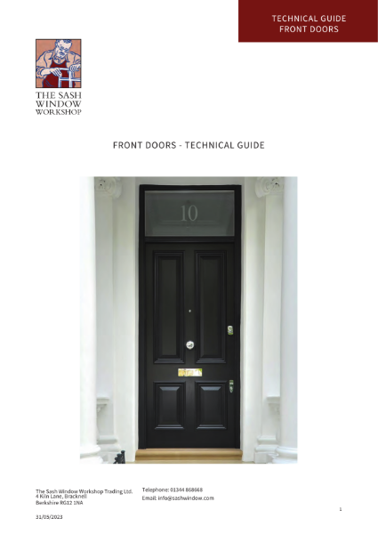 Front Doors Technical Guide
