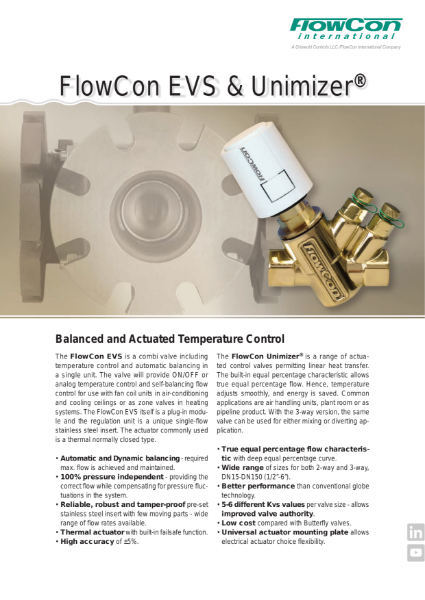 FlowCon EVS & Unimizer