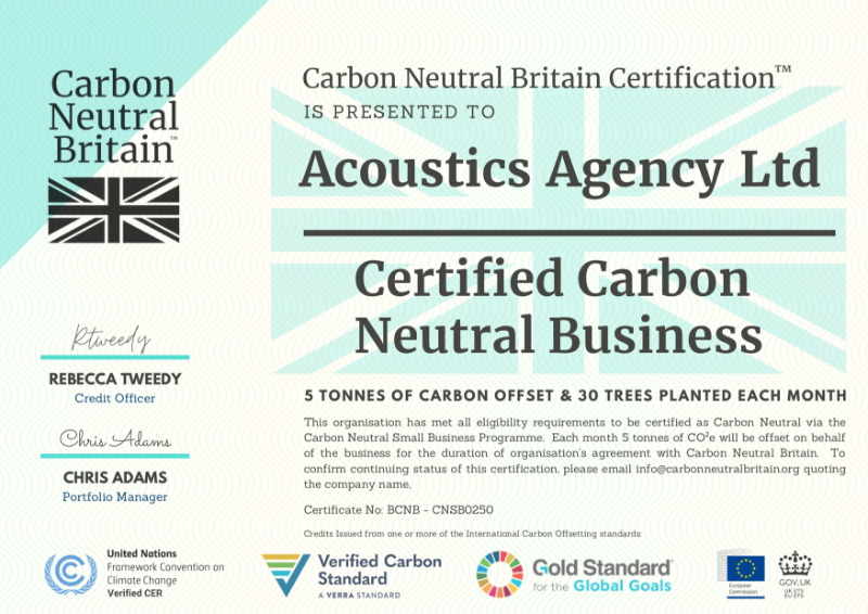 Carbon Neutral Certificate