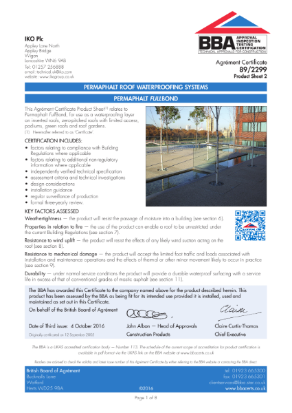 Certificate: 89/2299