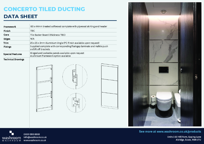 Concerto Tiled Ducting
