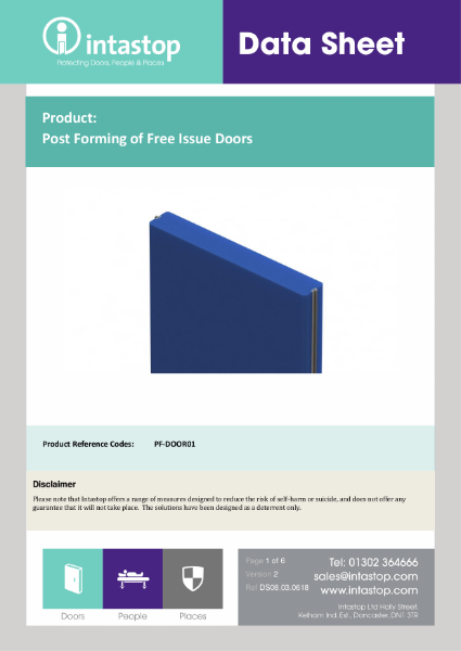 Post-Formed Doors Data Sheet