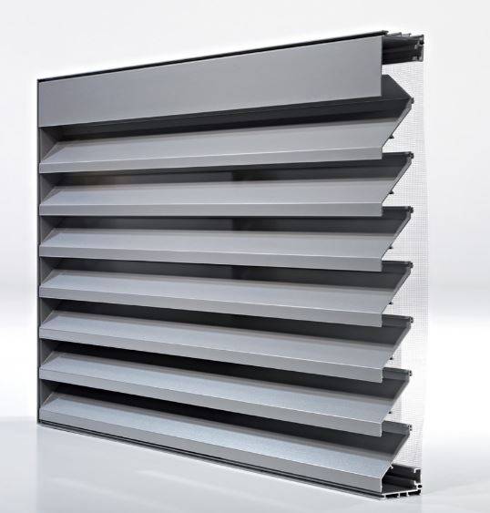 DucoGrille Classic 50Z - Recessed Aluminium Wall/ Window Louvres