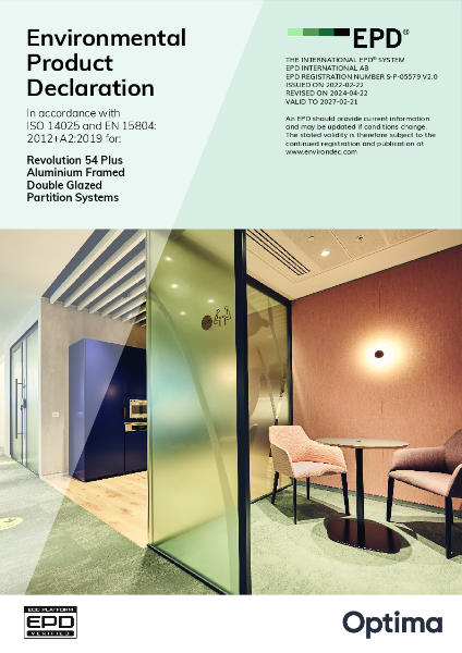 009819 (0) - EPD - Revolution 54 Plus Double Glazed
