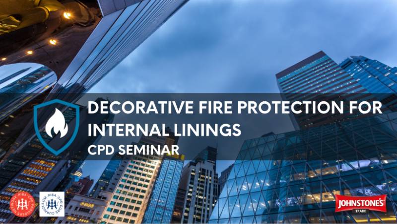 Decorative Fire Protection for Internal Linings