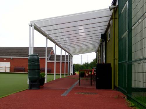 Bradley Bowling Club - Coniston wall mounted canopy