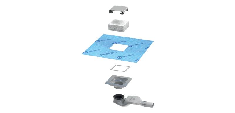 PROSHOWER LATERAL DRAIN KIT