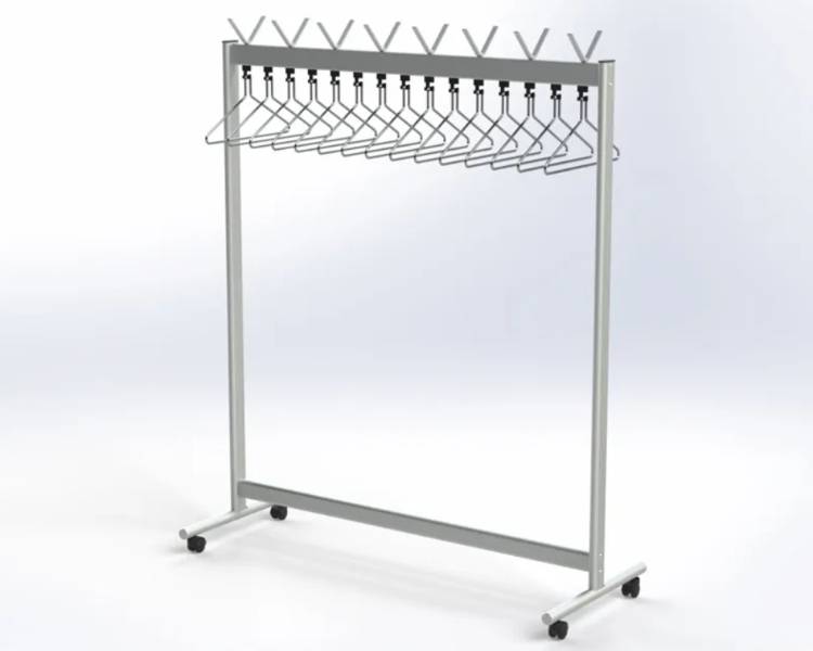 RG703 Mobile Coat Hanger Racks