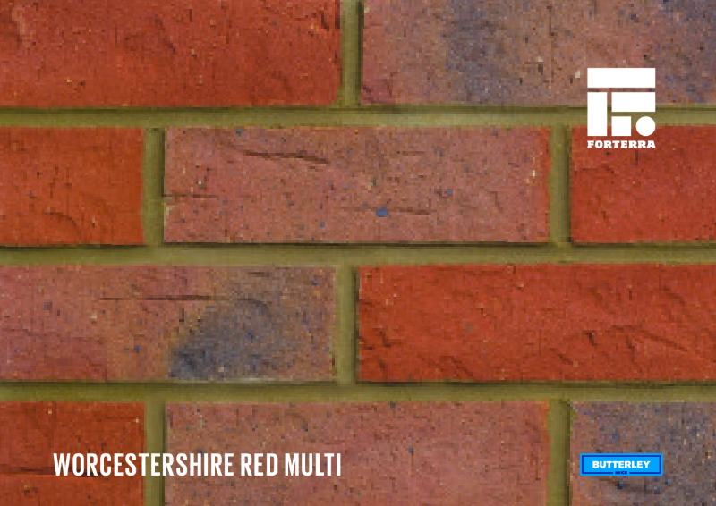 Butterley Worcestershire Red Multi Brick - Technical Data Sheet