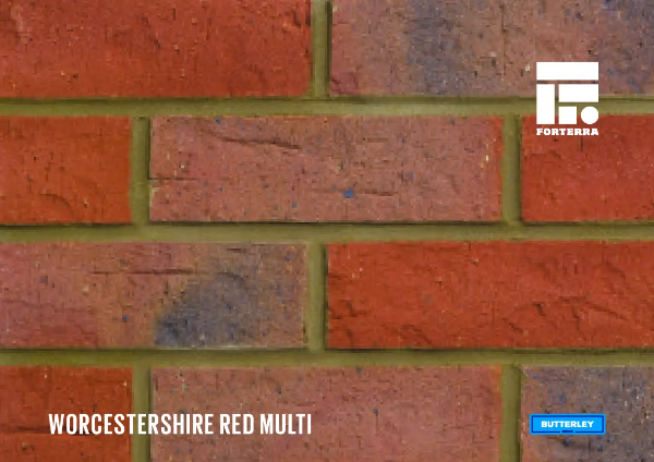 Butterley Worcestershire Red Multi Brick - Technical Data Sheet