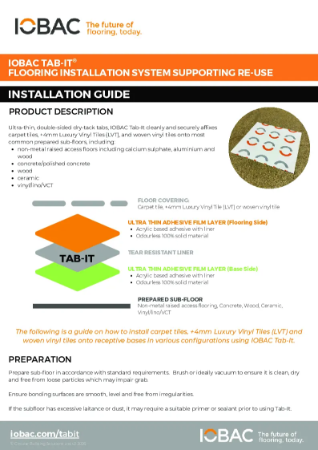 IOBAC Tab-It Installation Guide - v2 2026