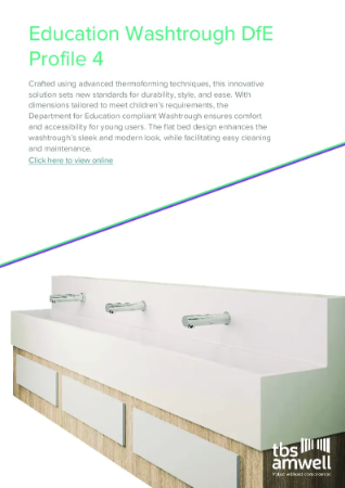 Education Washtrough ED4 Profile Data Sheet