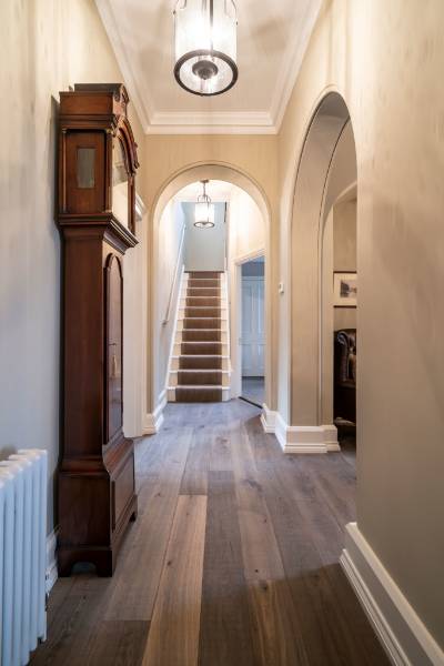 EU Manufatured Oak Wood Flooring Interior Project