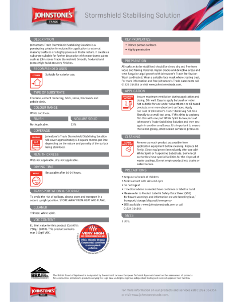 Stormshield Stabilising Solution