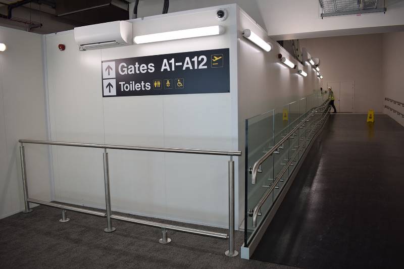 Hoardfast Modular Walling System Case Study (Manchester Airport)