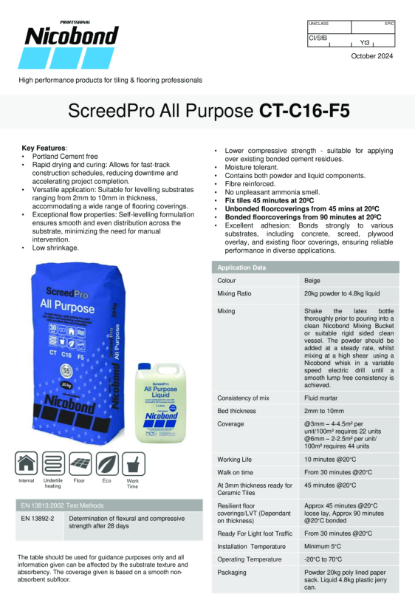 Nicobond ScreedPro All Purpose