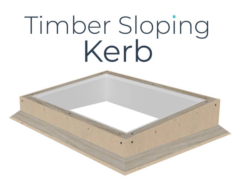 Timber Sloping Kerb - Builders Kerb