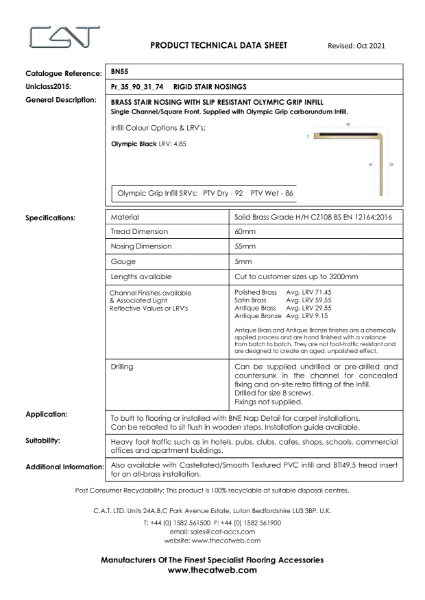 BN55 with Olympic Grip Datasheet