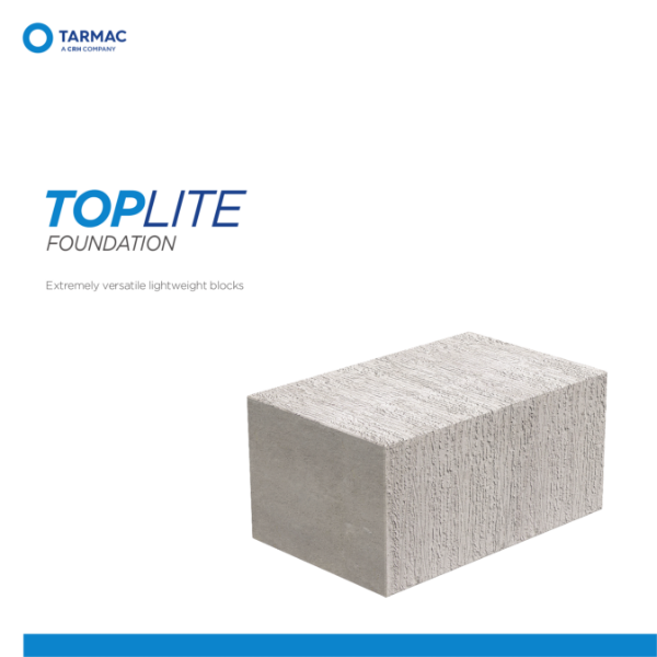 Toplite Foundation - Aircrete Blocks Product Guide