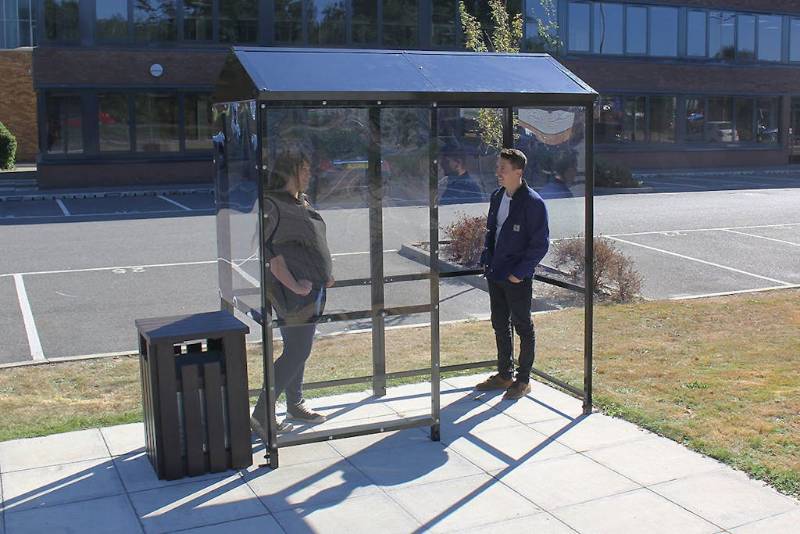 4-Sided Shelter - Smoking and Waiting Shelters