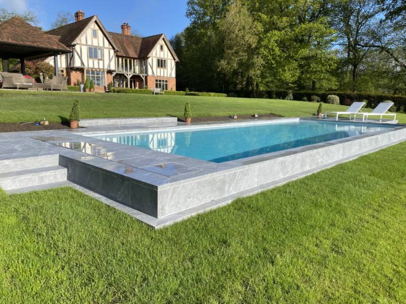 Cambria Grigio Pool Project