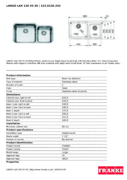 Product Sheet 122.0156.343