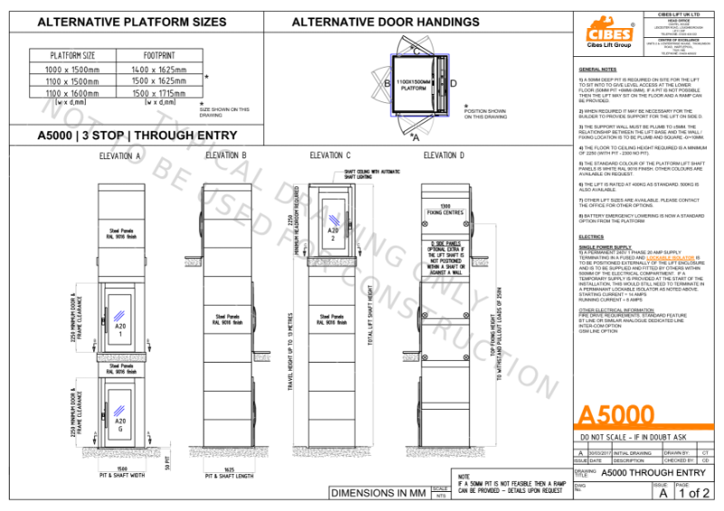 A5000 3 Stop through entry