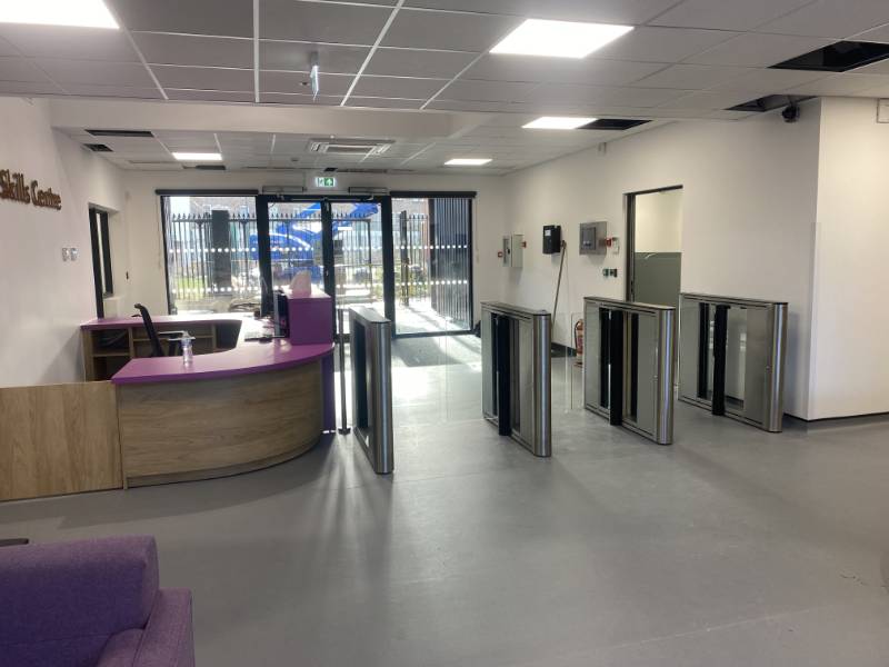Vision Touch Speed Gates at Euston Skills Centre
